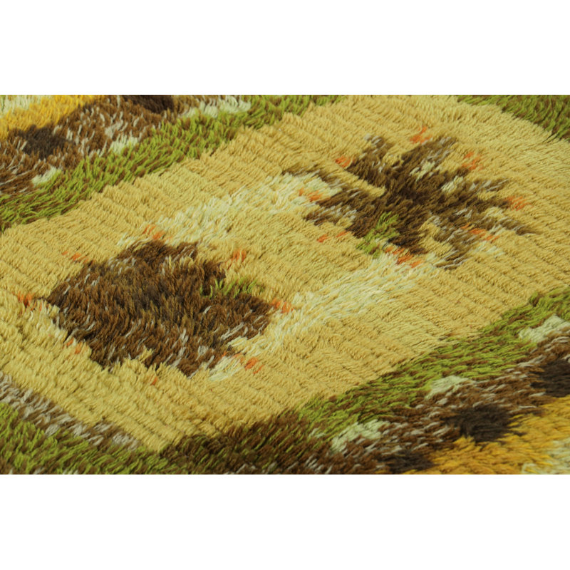 One-of-a-Kind 3’x4’10 Hand Knotted Area Rug