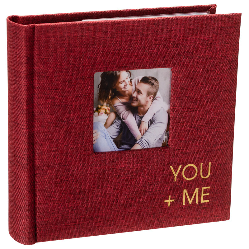 1-UP You & Me, album en tissu rouge