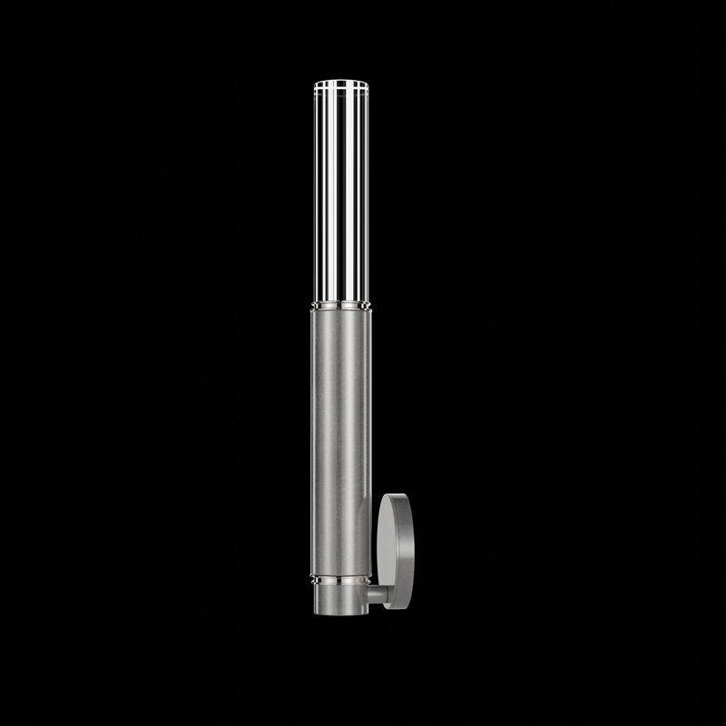 LED Wallchiere, Silver Leaf/Nickel