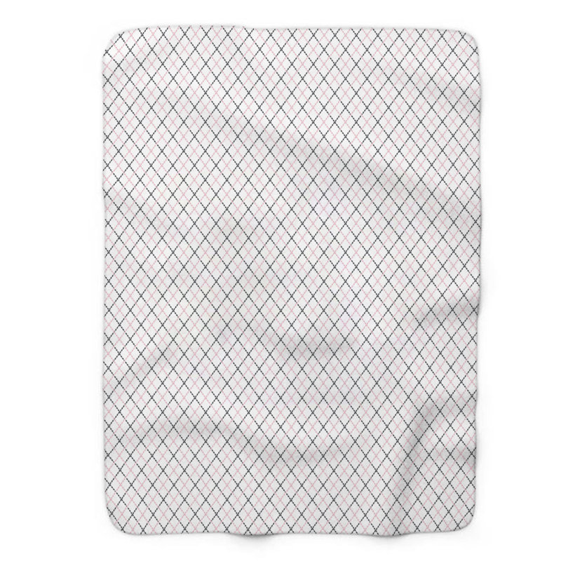 Motif chic - couverture en sherpa de qualité supérieure 0061, L 60 po x L 80 po
