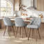 Swivel Upholstered Counter Stool with Solid Wood Frame-1584440448-1584440451