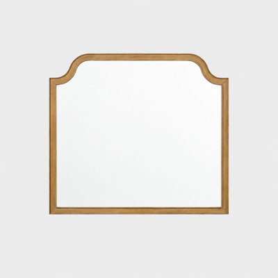 Tarrington Shaped Landscape Mirror - Cashew
