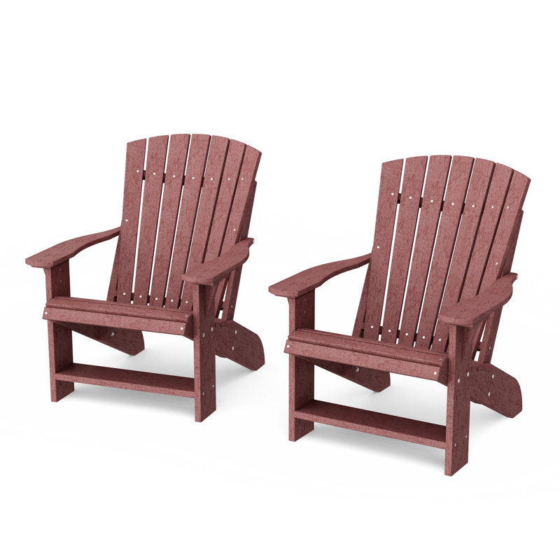 Ensemble de 2 chaises Heritage Adirondack, Cherrywood