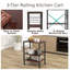 Alayjiah Metal Bar Cart