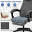 Fauteuil de bureau inclinable Gymax