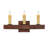 Lakeshore Steel Candle Wall Light