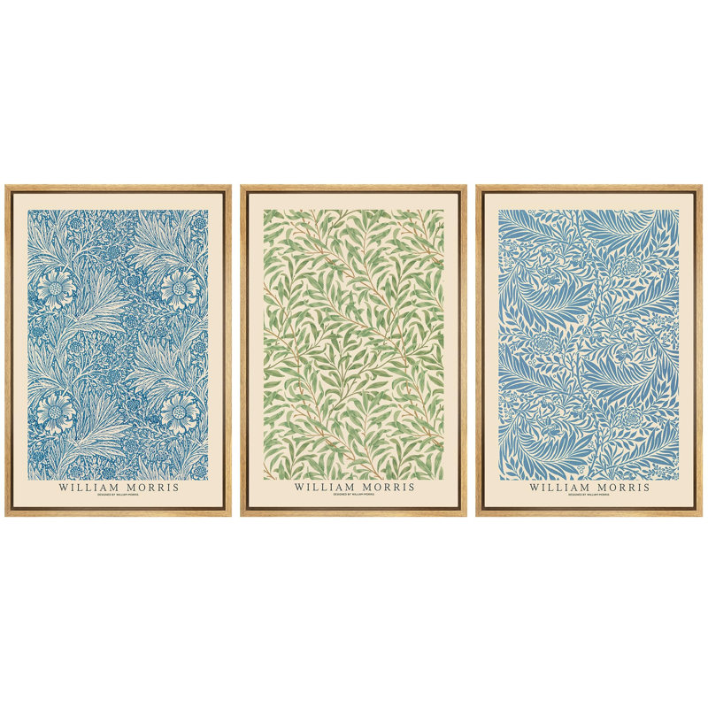 "Motif botanique et mouvement artisanal", Naturel, H 24 po x l 16 po x P 1,5 po