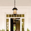 Lanterne suspendue d'extérieur en aluminium 1 lumière H 12,2 po Amberson