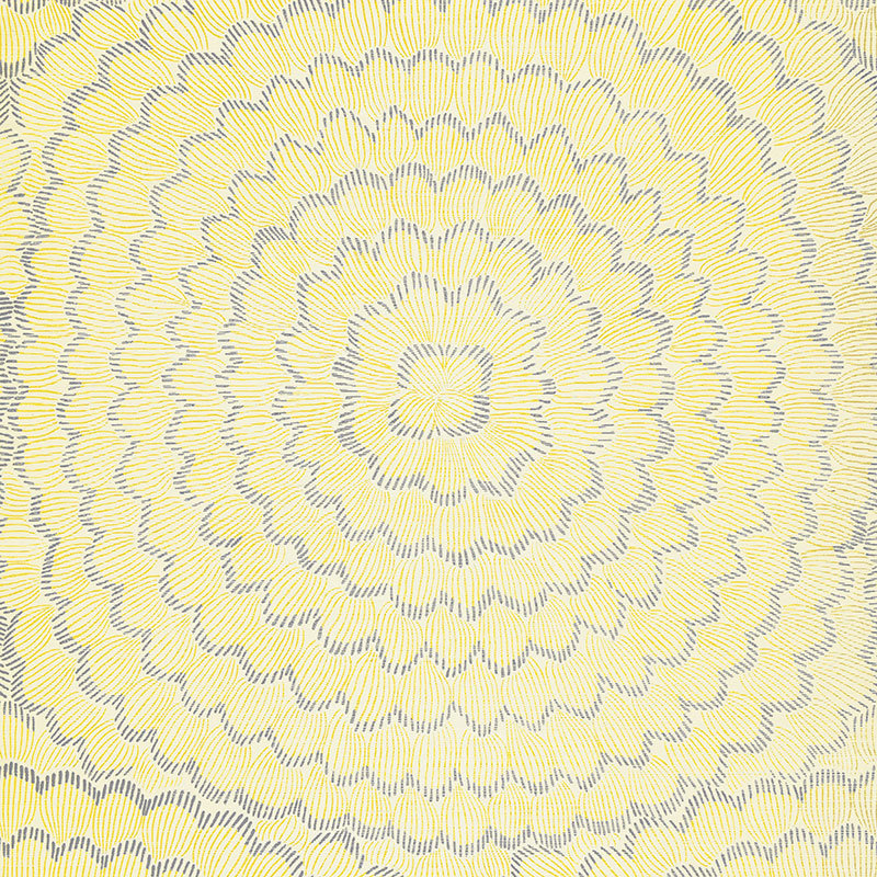 Papier peint Schumacher x Celerie Kemble, Soleil / brouillard