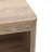 Natural Morden Bathroom Storage Cabinet Wave-Patterned 3-Drawer 1-Door 
