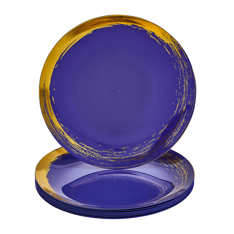 Assiette à dîner jetable en plastique
