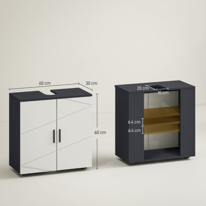 60cm Bathroom Vanity Base Only