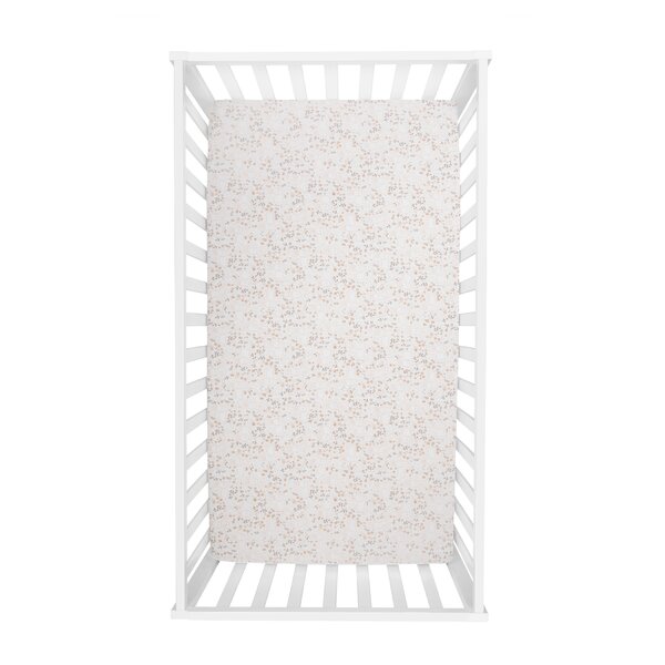 Harper Orchard Otto Pink/White Animals 2 - Piece Standard Crib Sheet ...
