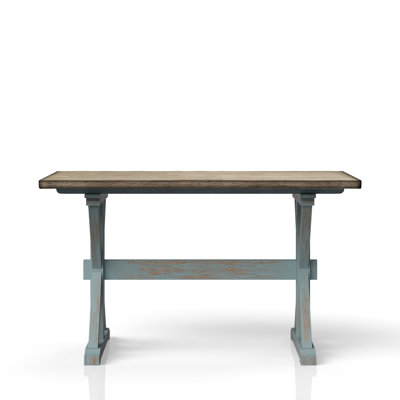 X Based Counter Height Casual Dining Table