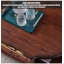 Table basse vintage en bois massif peint-110928970