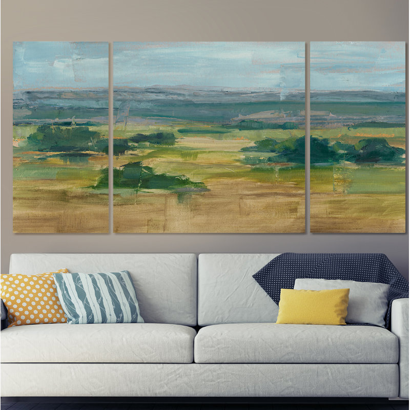 Valley View I - reproduction sur toile tendue, H 40 po x l 80 po x P 1,5 po