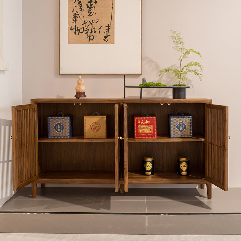 Buffet rétro de style chinois minimaliste