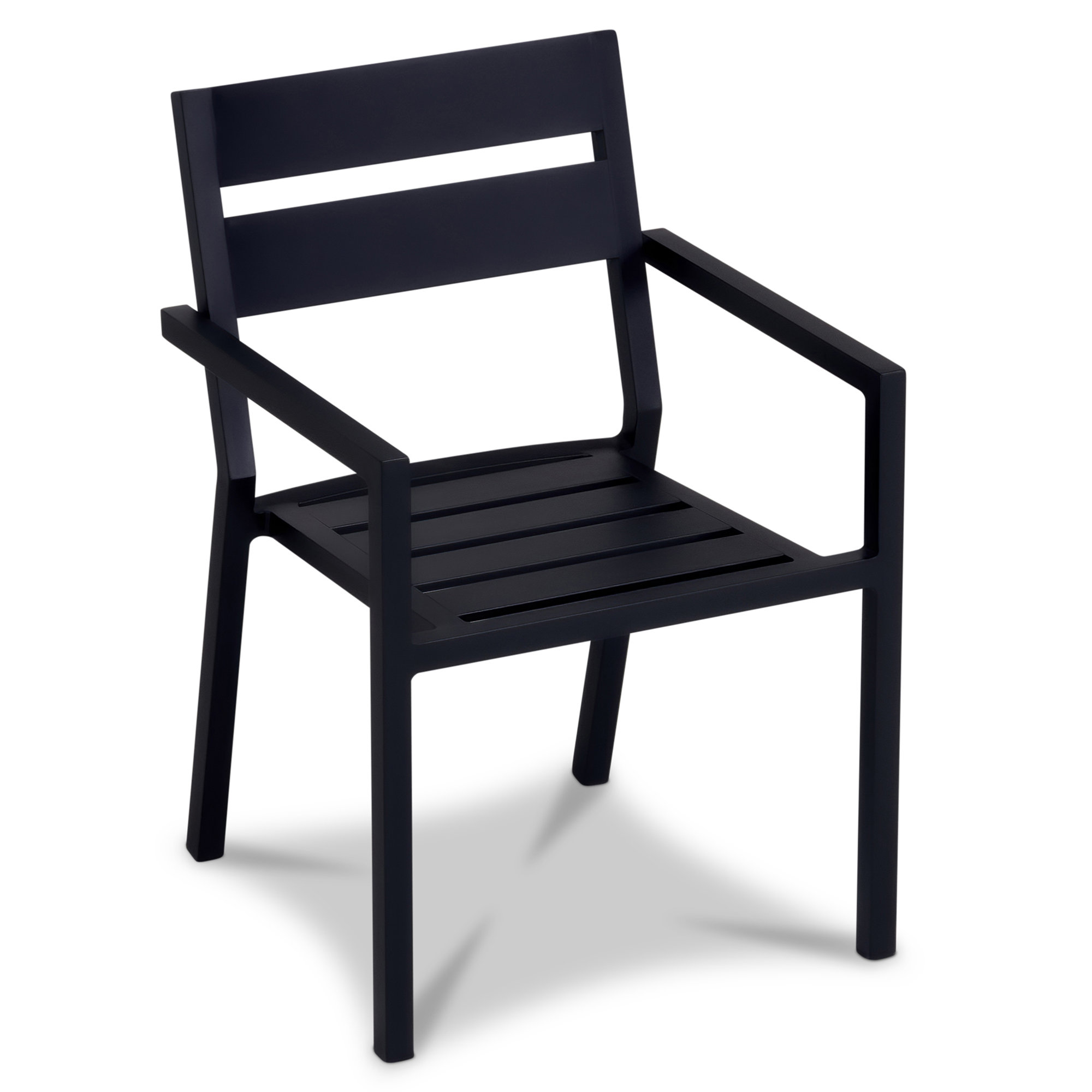 Morje 86.5'' Rectangular 8 - Person Outdoor Dining Set with Sunbrella Cushions, None, Black