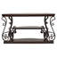 Console à 2 tablettes Gretta Merlot