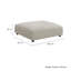 Repose-pieds modulaire en tissu Solace-101323729