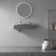 36 in. Wall-Mount or Countertop Bathroom with Diamond Bowl Solid Surface
