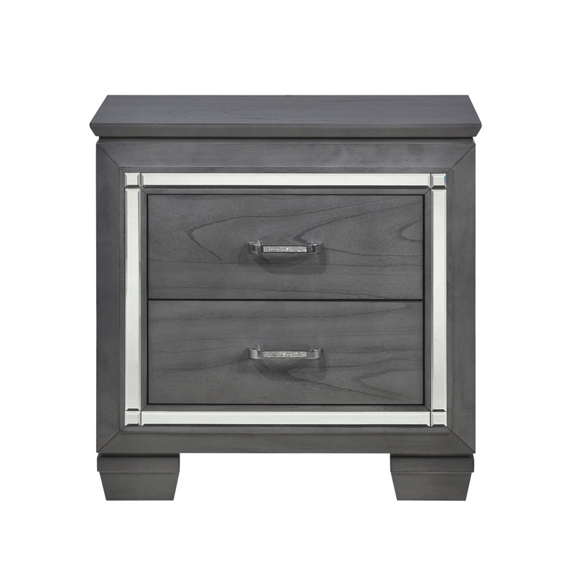 Oscar 28'' W Nightstand, Gray