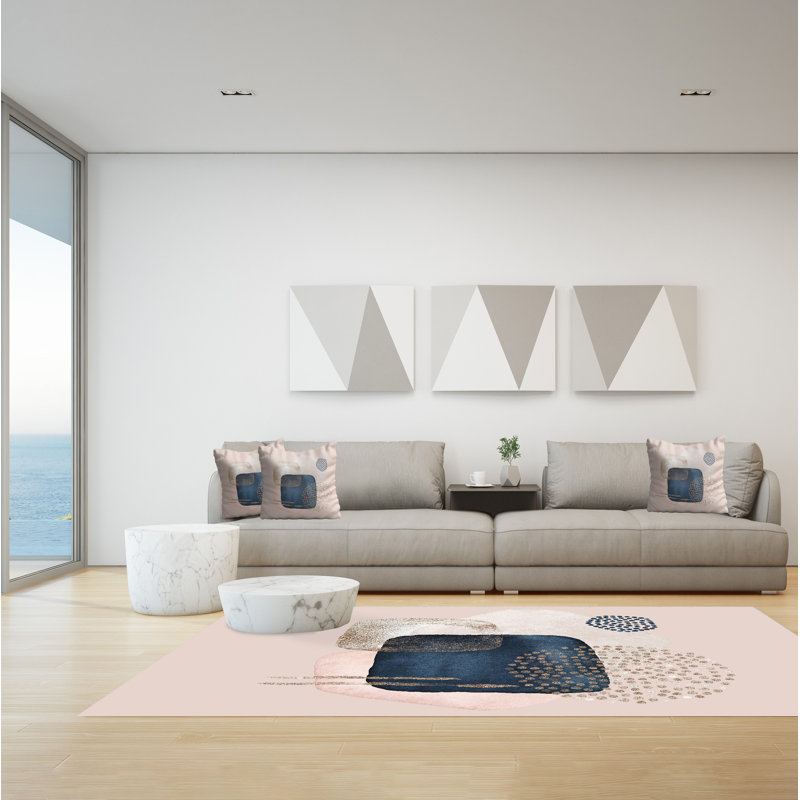 Gaila Abstract Area Rug, Rectangle 140 x 200cm