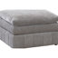 Canapé modulaire modulaire avec 6 sièges et plateau-coussin en suède gris pour le salon