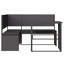 Wicker 2 - Person Garden Lounge Set with Cushions