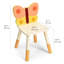 Chaise de jardin pour enfant - papillon