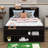 Full Bed With Bookcase Headboard, Drawers And Bed End Storage Case-104370998