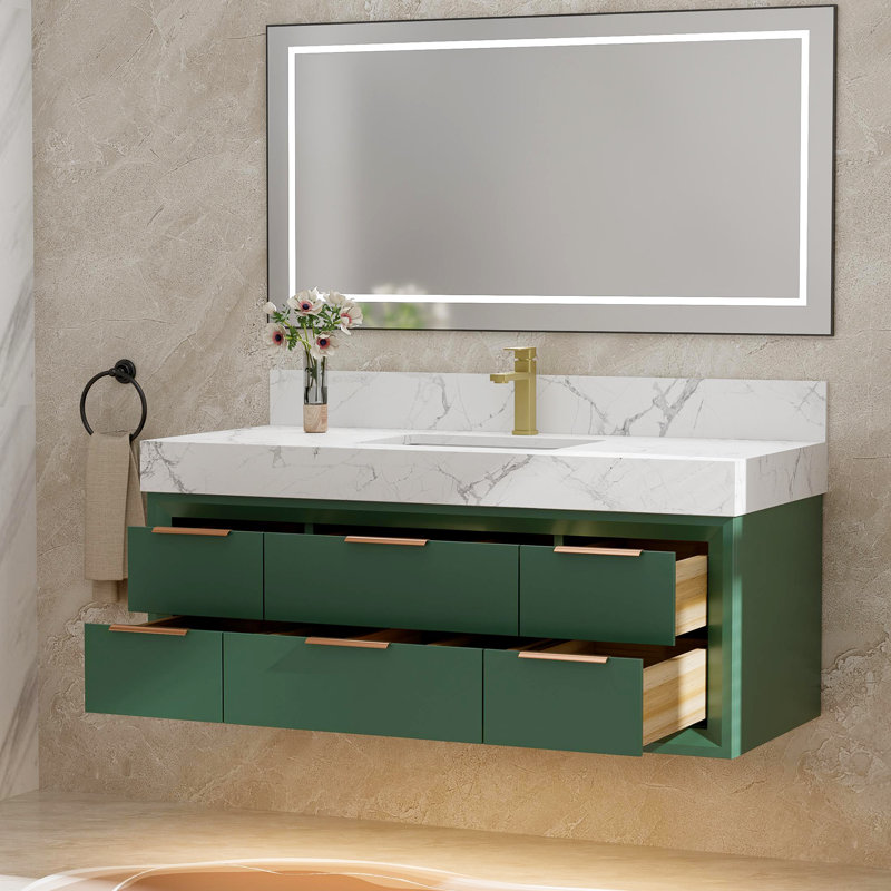 Ensemble de meuble-lavabo mural 48 po