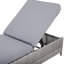 Turin 201 cm Long Reclining Single Chaise with Cushions-59853772