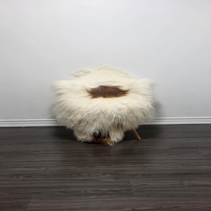 Tapis long en peau de mouton Islandais doux et soyeux # c706