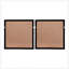 Ensemble de 2 boîtes murales Elos Stone Shadow Boxes, ajoute de la couleur et de la texture à n'importe quel décor
