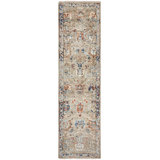 Mirena Wool Flroal Area Rug in Tan