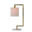 Lampe de table en métal 9 x 14,3 x 25,2 po
