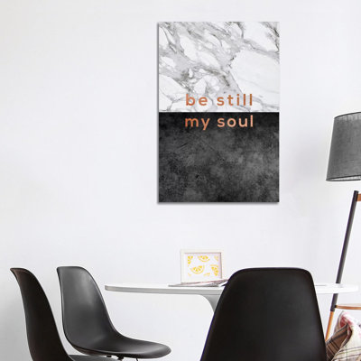 Be Still My Soul Copper by Orara Studio - Wrapped Canvas Print