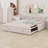 L-Shaped Upholstered Daybed With Pop Up Trundle And USB Ports-1620820660