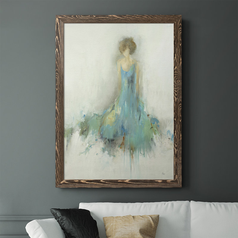 «Reflection On You», reproduction d'art sur toile, Cadre noyer, H 43,5 po x l 31,5 po x P 1 po