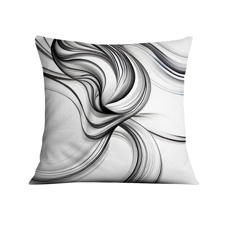 Coussin décoratif, Housse de coussin seulement - sans coussin, H 16 po x l 16 po
