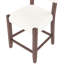 De 4 chaises de bar de style Mid-Century avec dossier, revêtues de lin, pattes à griffer, douces et confortables pour les tabourets rembourrés à long terme, repose-pieds pour la cuisine-118897226