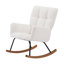 Chaise berçante rembourrée avec dossier haut Comfy-985633682