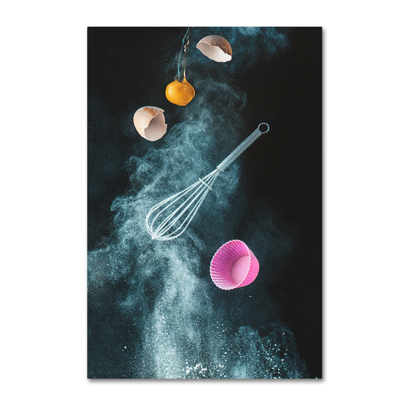 Art mural sur toile tendue - décoration murale «Kitchen Mess» de Dina Belenko pour le salon, la chambre à coucher ou le bureau - 22 x 32