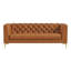 Canapé Chesterfield 80,7 po en similicuir, canapé 3 places avec pieds en métal doré pour le salon-1398315849-1403588504-1403588510