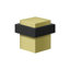 Deltana UFBS138CR003 Square Universal Floor Bumper 1-3/8", Solid Brass in PVD Polished Brass