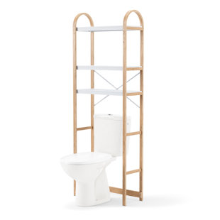 Solid Wood Over The Toilet Storage