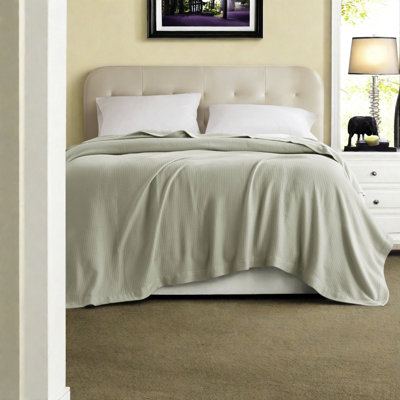 Premium Egyptian Cotton Bedding Sets, King Blanket, Sage Green For Comfortable Nights
