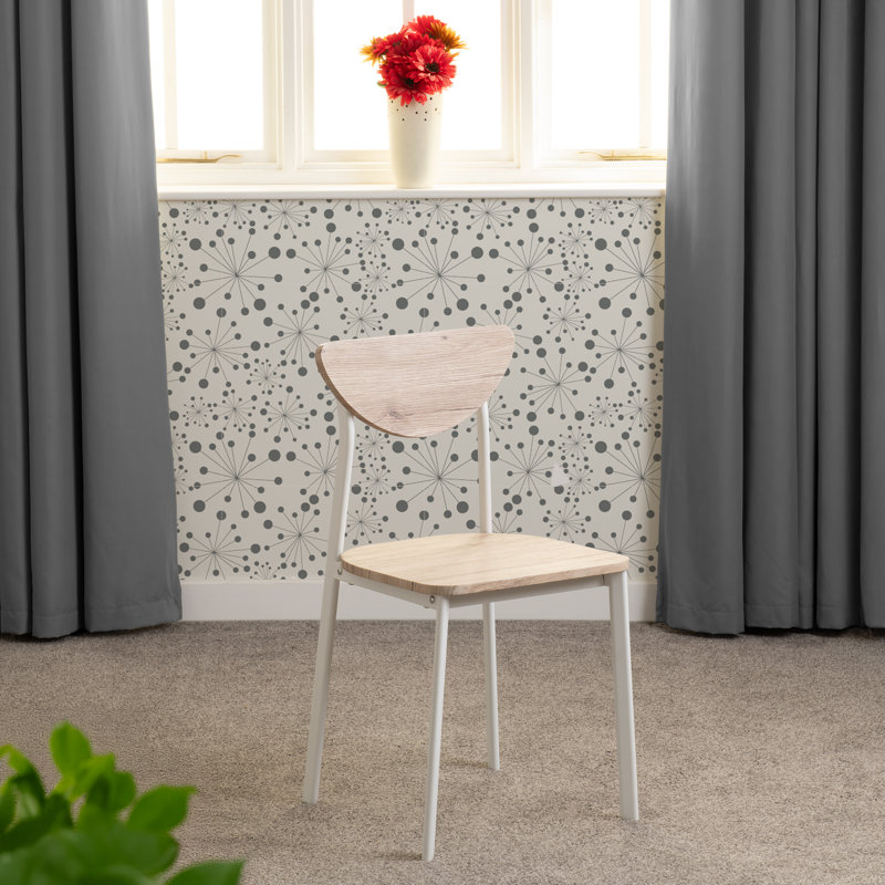 Corrinne Dining Chair, White/Oak