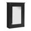Armoire à pharmacie murale avec miroir ajustable l 20 po x H 27,8 po - Noir